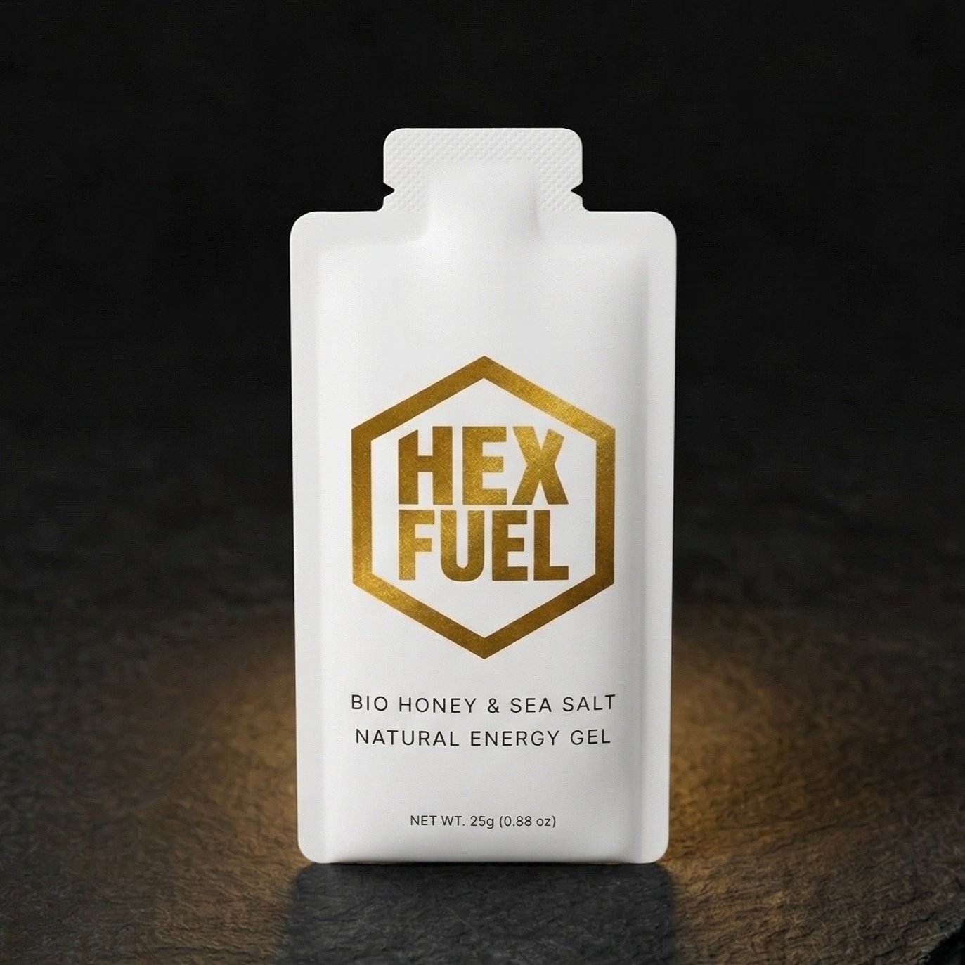 HexFuel sachet — Bio Honey & Sea Salt Natural Energy Gel, 25g